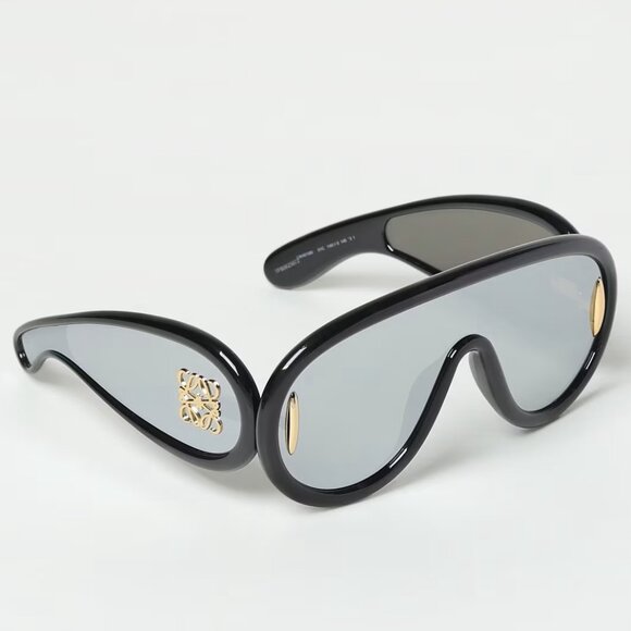 NEW LOEWE SUNGLASSES UNISEX MASK EYEWEAR LOEWE LW40108I 01C